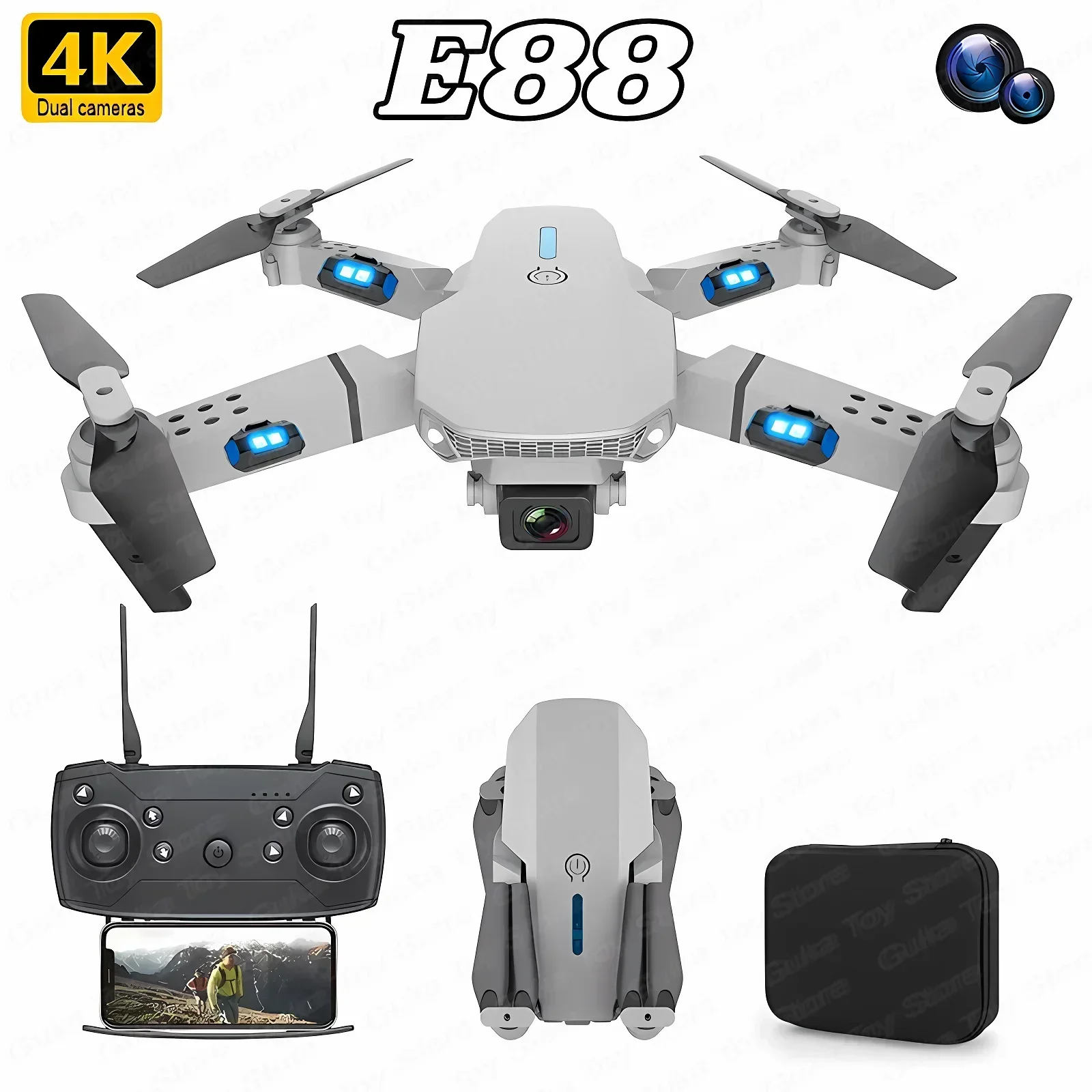 E88 Pro WIFI FPV Drone Wide An - Drone Camera Lens review and price