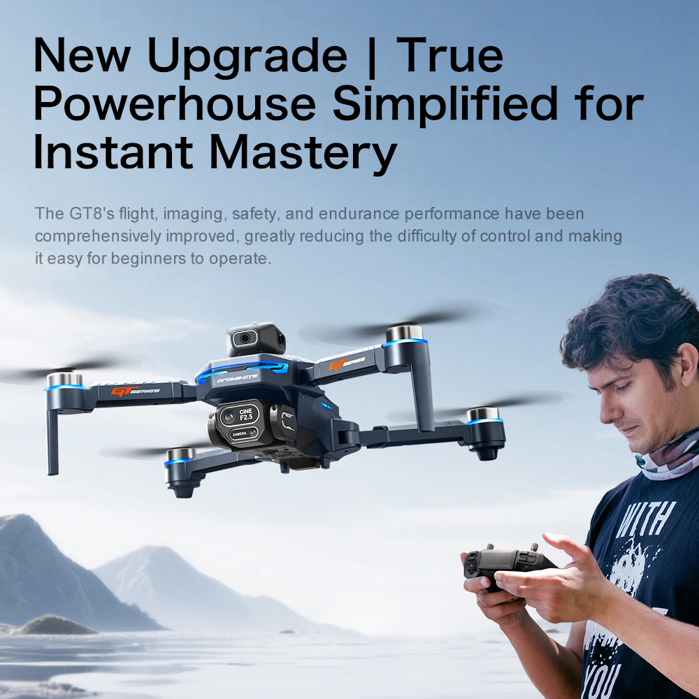 Original GT8 drone 8K HD dual  - Drone Camera Lens review and price