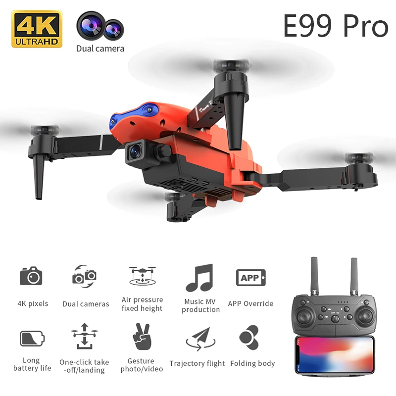 4K 5G WIFI FPV E99Pro Foldable - Drone Camera 4K review and price